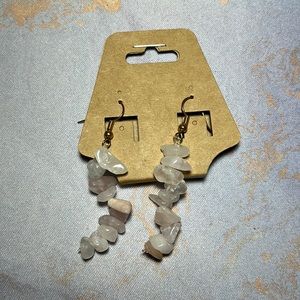 pink handmade dainty earrings